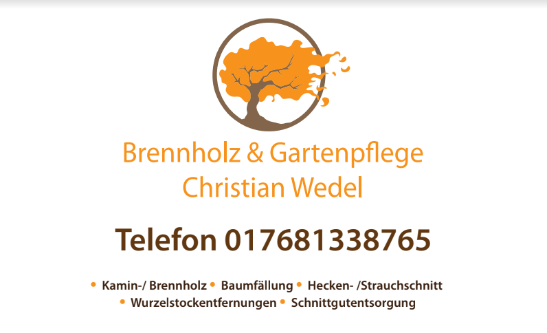 Brennholz & Gartenpflege Christian Wedel